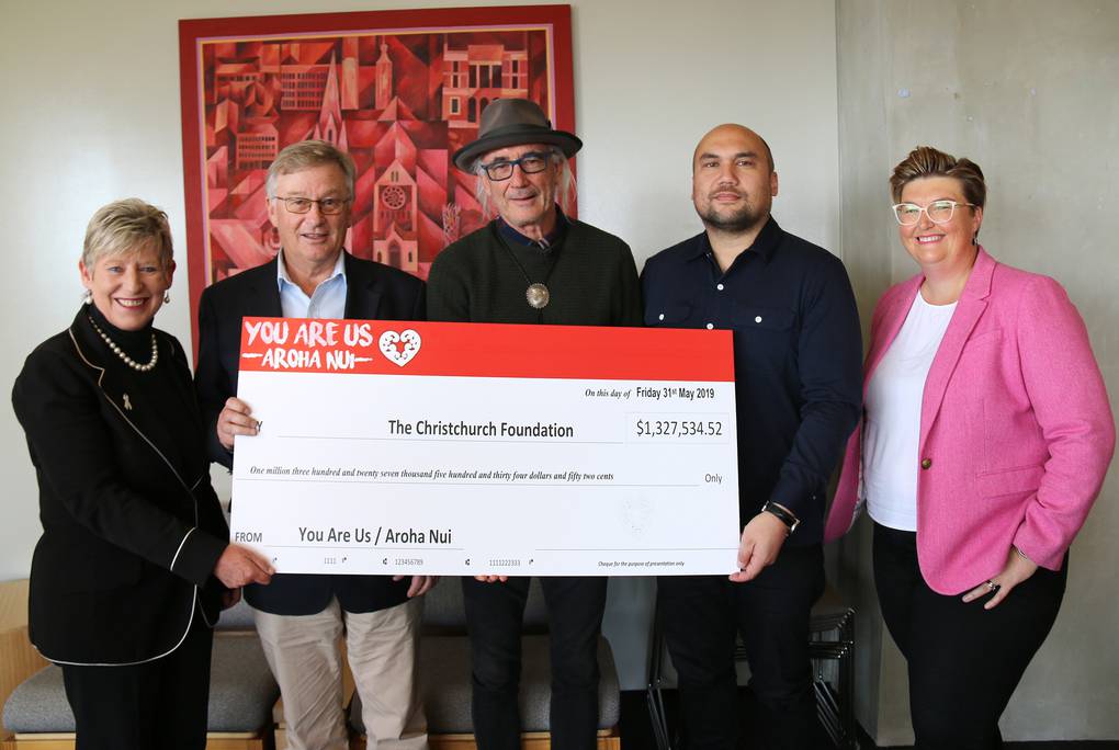 Live Nation and Eccles Entertainment recently handed over a giant cheque.